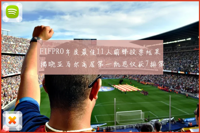 FIFPRO年度最佳11人前锋投票结果揭晓亚马尔高居第一凯恩仅获7排第九